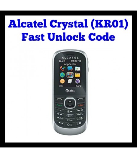 Alcatel Crystal (KR01) Unlocking Code